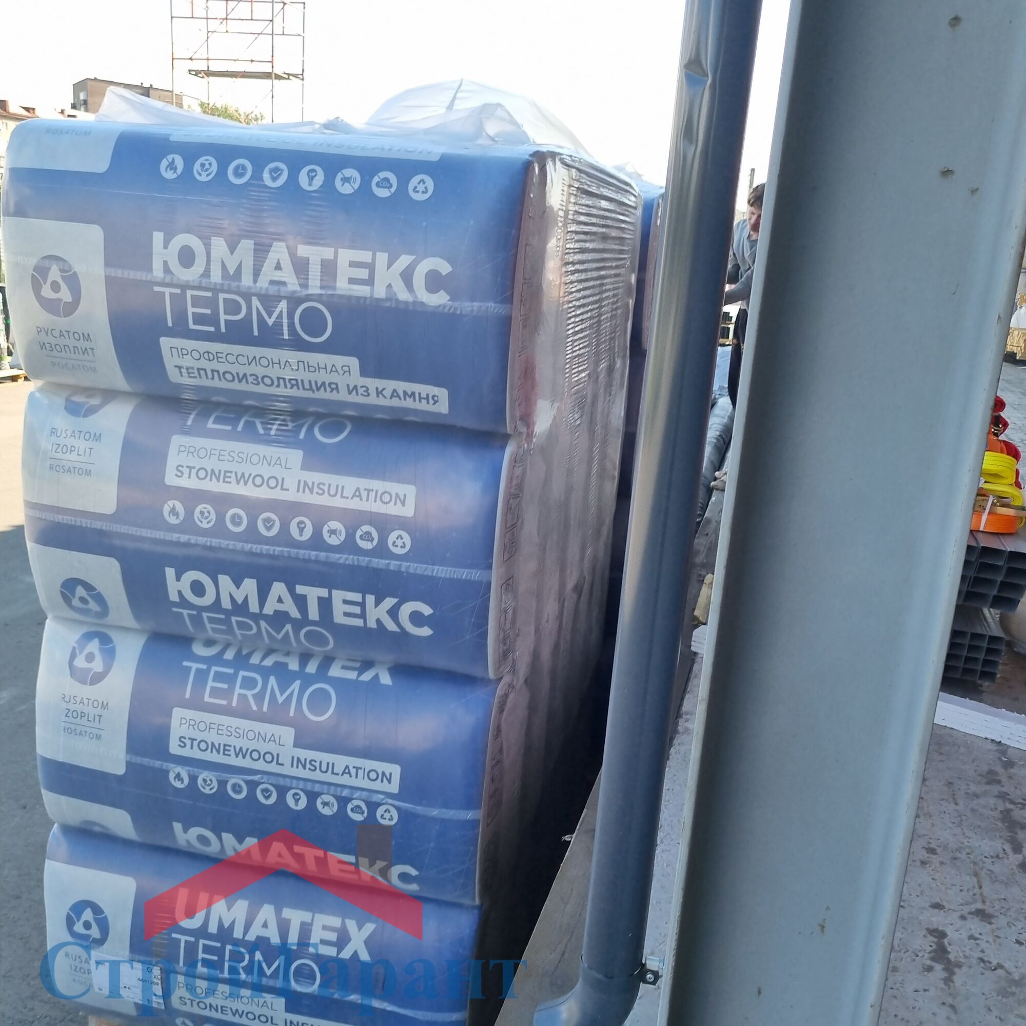 Утеплитель базальтовый Umatex Smart XL 1200х600х100 мм 5.76 кв.м 0.576  куб.м 8 плит/упак, 24 упак/пал., цена в Череповце от компании СтройГарант