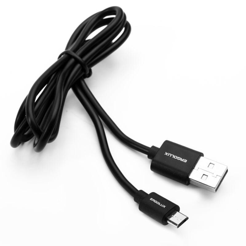Кабель USB ELX-CDC01P-C02 ПРОМО USB Micro USB 2А 1 м зарядка+передача данных пакет черн. ERGOLUX 15088 Ergolux