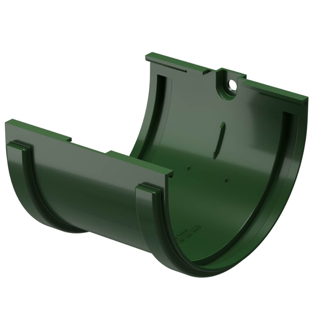 Соединитель желоба ДЕКЕ STANDARD d120 мм цвет Зеленый Docke