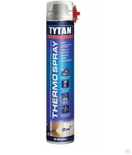 Теплоизоляция полиуретановая TYTAN Professional THERMOSPRAY 870 мл 