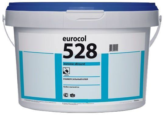 ФОРБО ЕВРОКОЛ 528 Евростар Аллраунд клей для ПВХ-плитки и виниловых покрытий универсальный (20кг) / FORBO EUROCOL 528 Eu