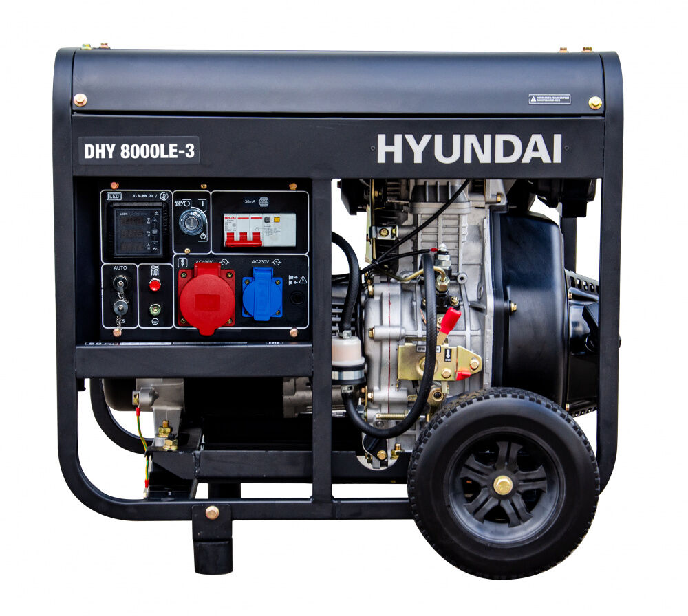 Дизельный генератор Hyundai DHY 8000LE-3 1