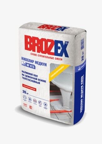 Brozex Нивелир Медиум NF 415 наливной пол, 20 кг