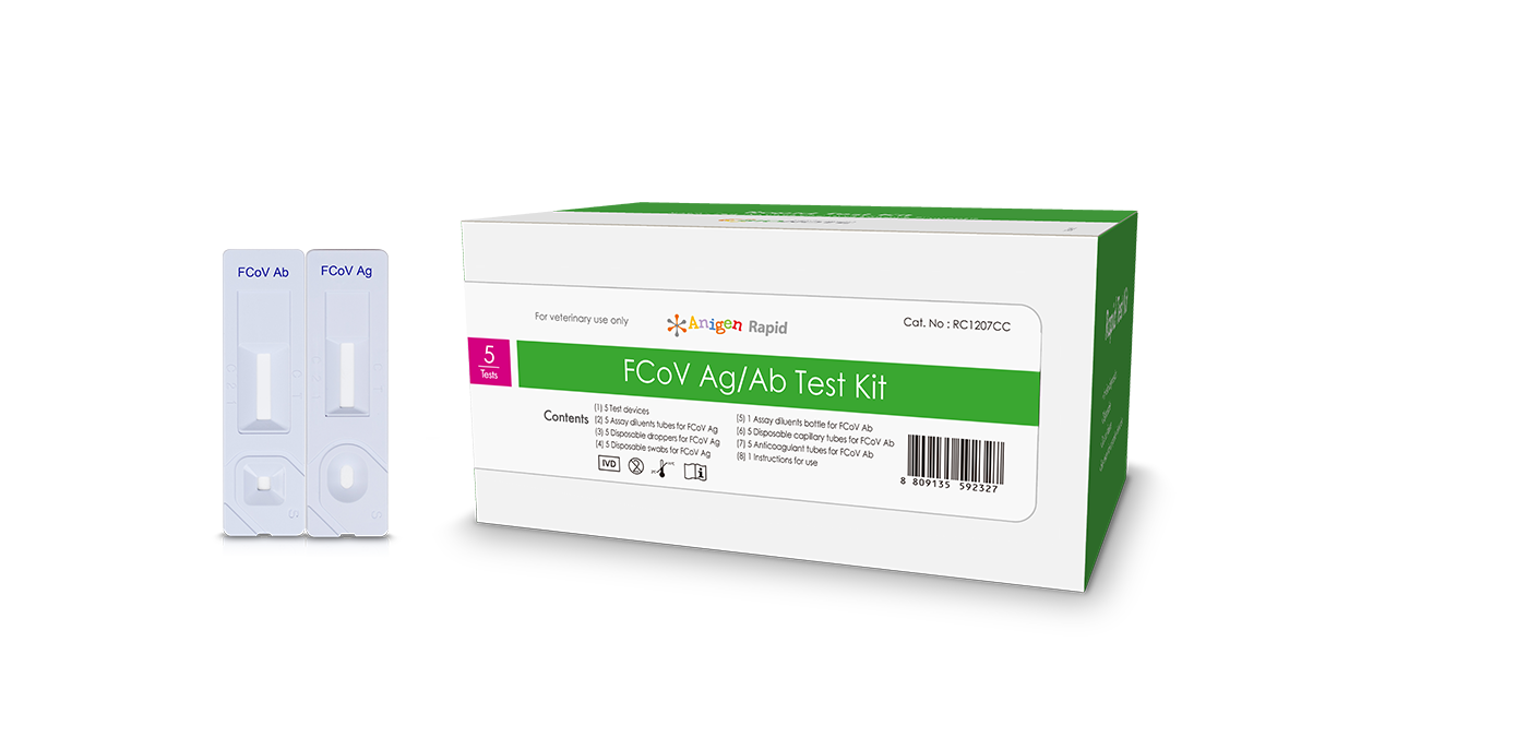 Тест-набор Rapid FCoV Ab/FCoV Ag Test Kit
