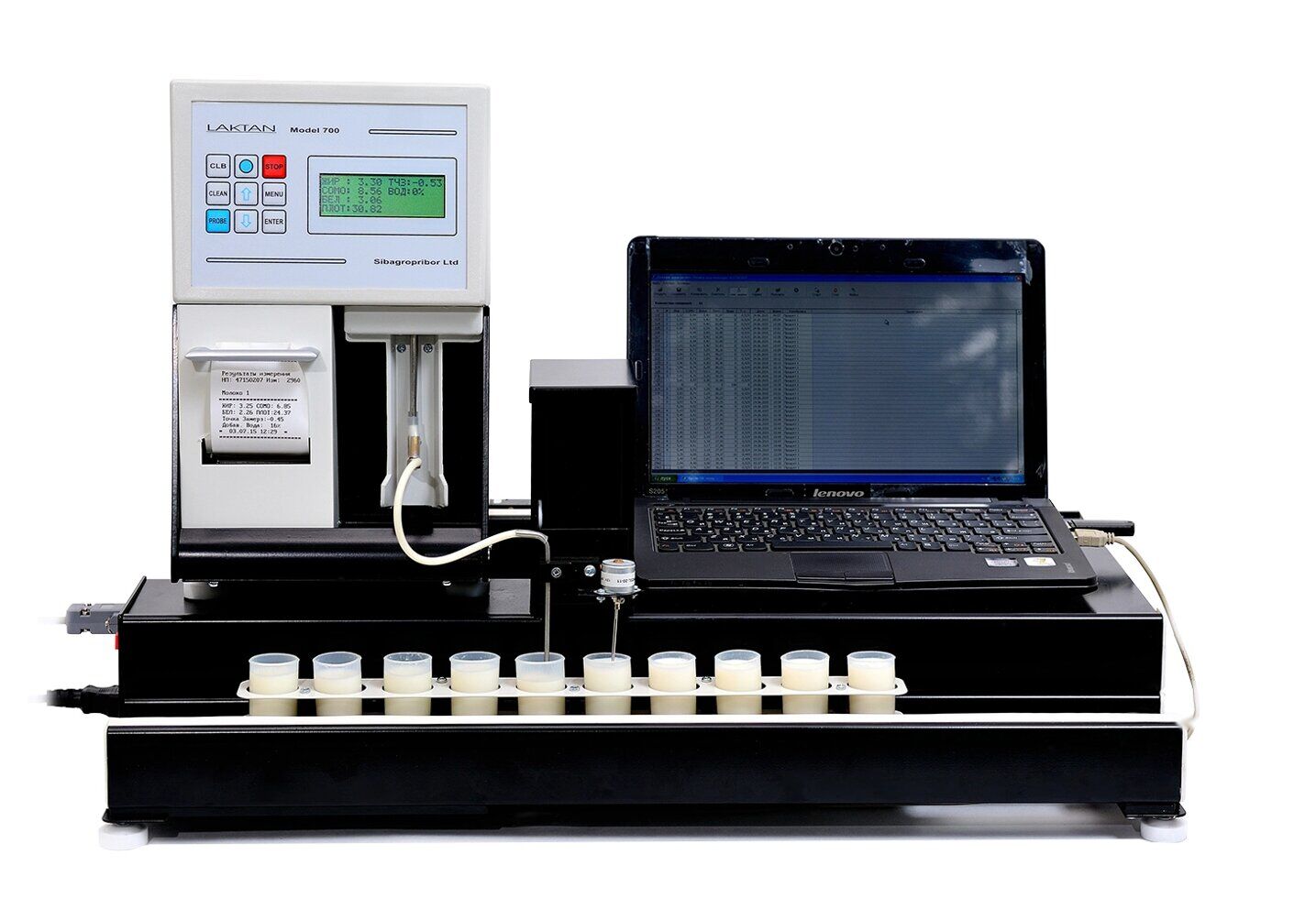Лактан 1-4М исп. 700 автоматизированный измерительный комплекс в комплекте с транспортером и ноутбуком Сибагроприбор
