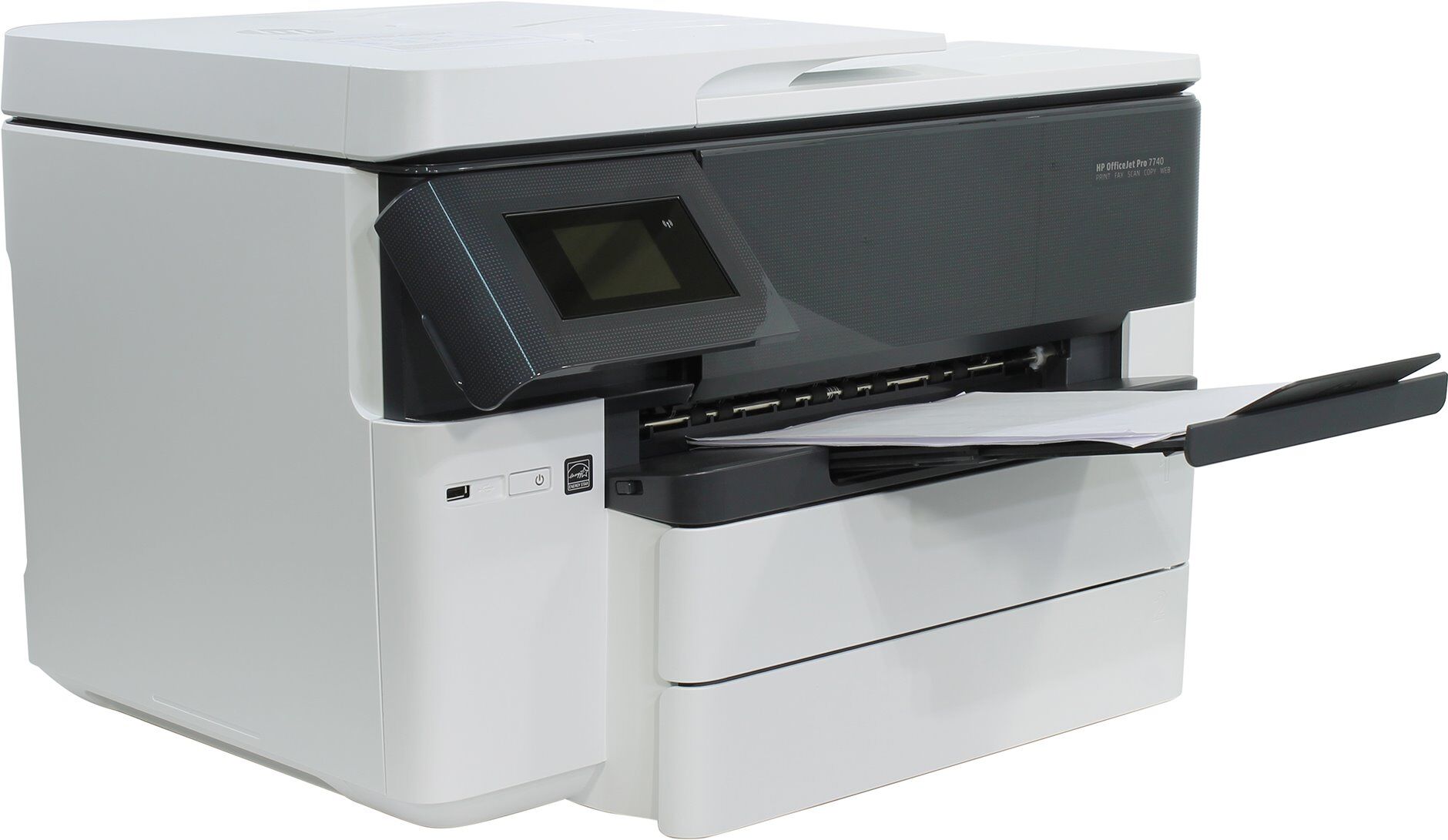 МФУ HP HP Officejet 7740 G5J38A A3 Цветной/печать Струйная/разрешение печати 1200x1200dpi/разрешение сканирования