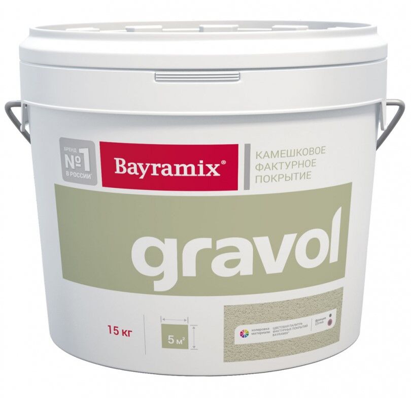 Штукатурка камешковая Bayramix Gravol 15 кг