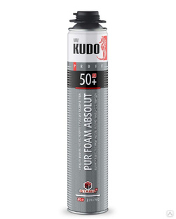 Пена монтажная KUDO PROFF 50+ профи всесезонная 870 г / KUPP10S50+ 