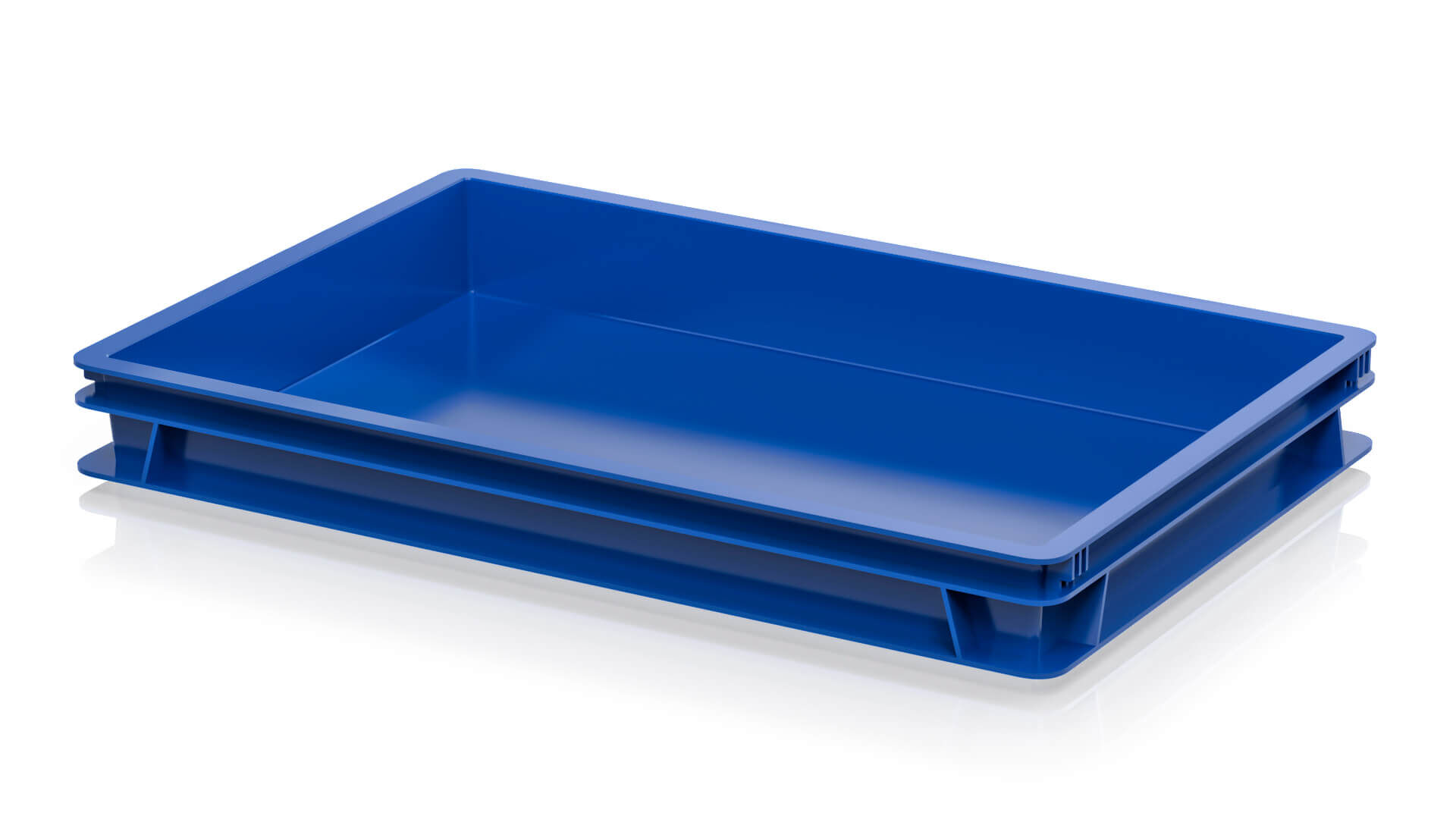 Ящик для полуфабрикатов сплошной синий