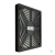 Решетка STFL120 black с фильтром для осевого вентилятора 120х120 Essima #4