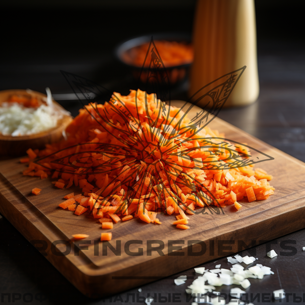 Морковь сушеная резаная куб. 5*5 мм (25 кг)