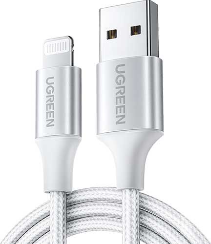 Кабель Ugreen USB A 2.0 - Lighting MFI, 1,5 м (60162) USB A 2.0 - Lighting MFI 1 5 м (60162)