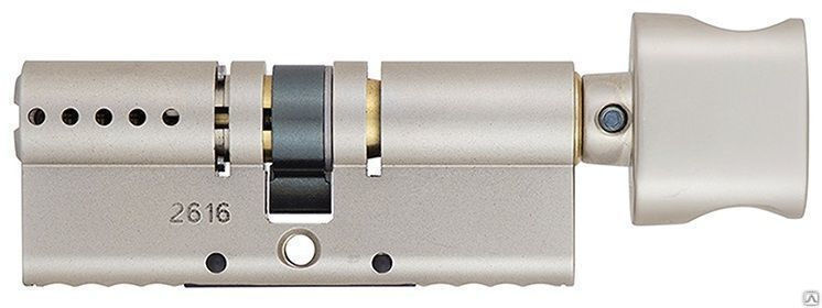 Цилиндровый механизм для замка Mul-T-Lock Classic Pro ключ-вертушка 76 мм 33/43 никель