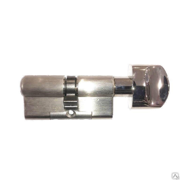 Цилиндровый механизм для замка Evva MCS ключ-вертушка 82 мм 41/41 никель