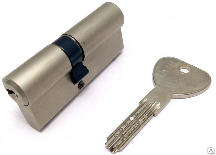 Цилиндровый механизм для замка Titan K56 ключ-ключ 82 мм 36/46 хром