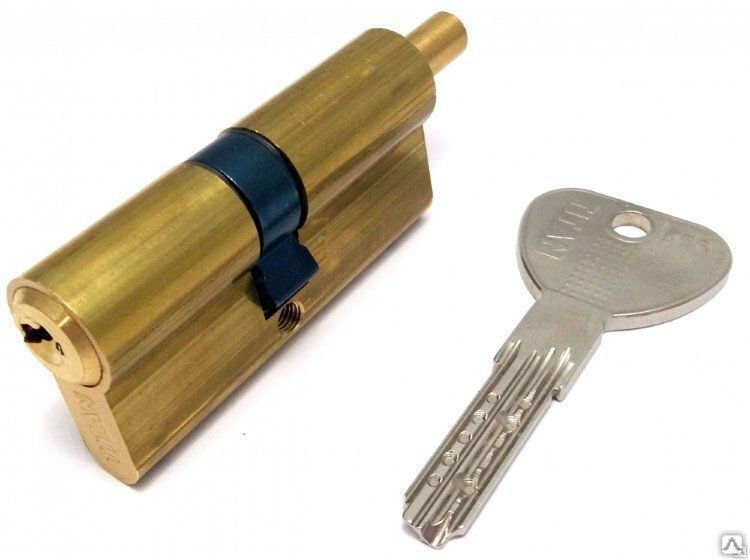 Цилиндровый механизм для замка Titan K56 ключ-ключ 102 мм 31/71 латунь