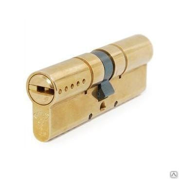 Цилиндровый механизм для замка Mul-T-Lock Classic Pro ключ-ключ 76 мм 33/43 золото