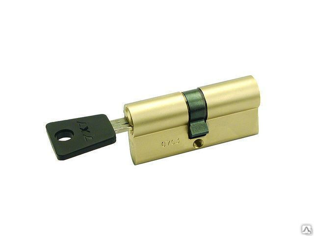 Цилиндровый механизм для замка Mul-T-Lock 7x7 ключ-ключ 90 мм 45/45 золото