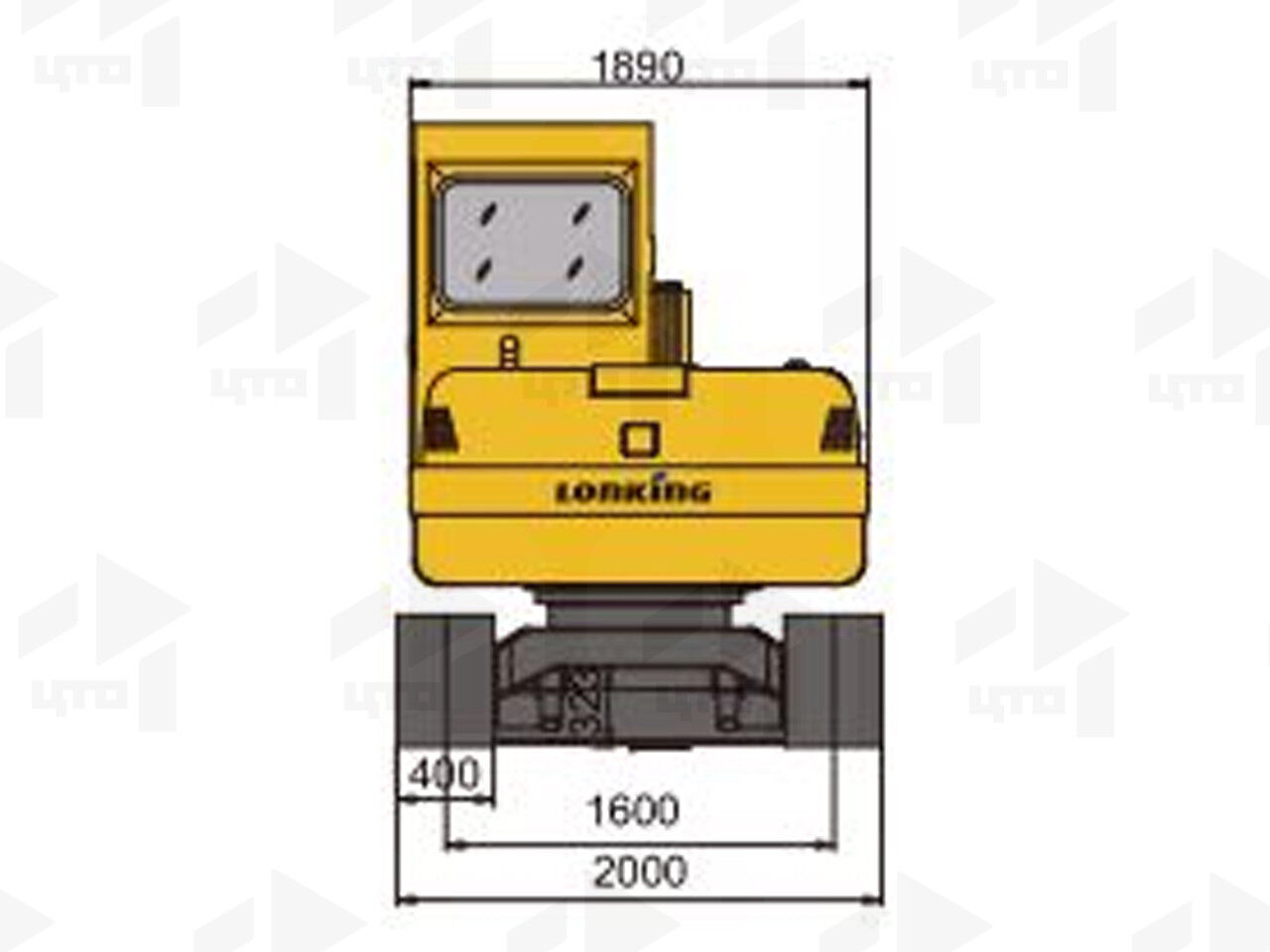 Мини-экскаватор Lonking CDM6060 (W) 4