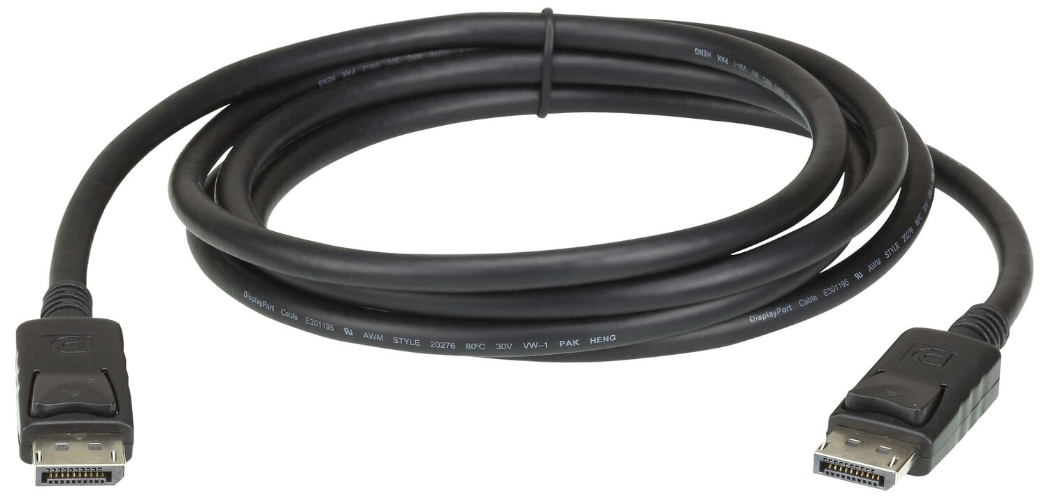 Интерфейсный кабель Aten Интерфейсный кабель Aten 2L-7D03DP Вилки кабеля DisplayPort Длина кабеля 3м.