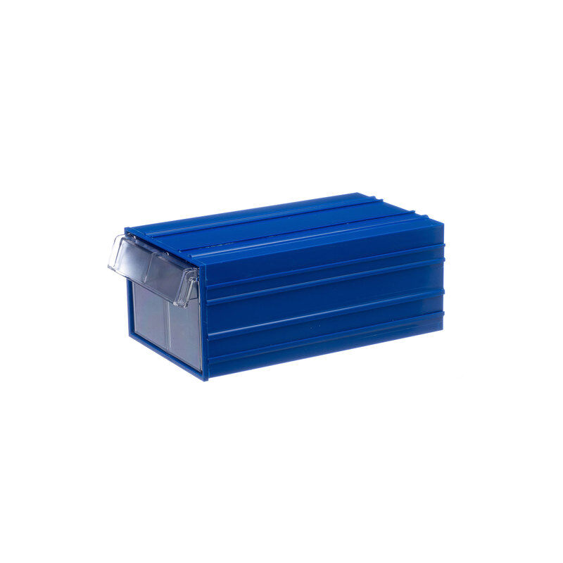 Ящик (лоток) универсальный полипропиленовый Стелла-техник 140х250х100мм синий ударопрочный