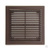 Решетка вентиляционная ERA 2121 Р, 208x208 мм, цвет коричневый #1