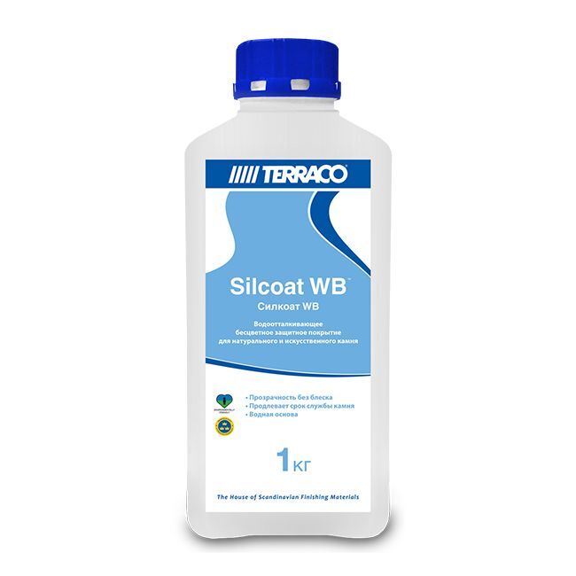 Покрытие водоотталкивающее гидроизоляционное Terraco Силкоат WB 5 кг 663205