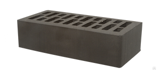Кирпич керамический Тербунский Гончар М-250 1НФ (250х120х65 мм) одинарный (264 шт/уп), гладкий, ГРАФИТ 