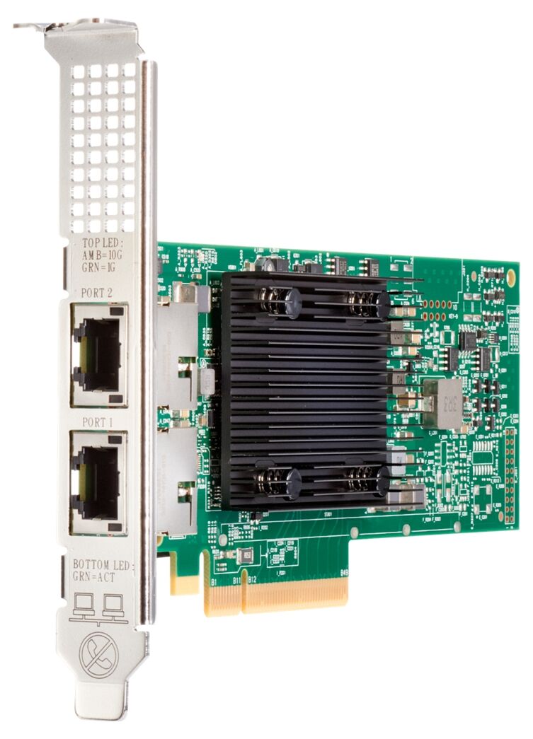 Сетевая карта HPE HPE BCM57416 Gen10 Plus P26253-B21 PCI-Express 3.0 среда передачи данных кабель 10 Gbps