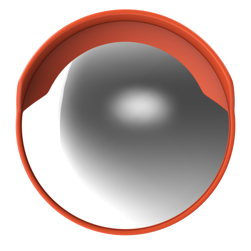 Дорожное сферическое зеркало с козырьком диаметром 1000мм