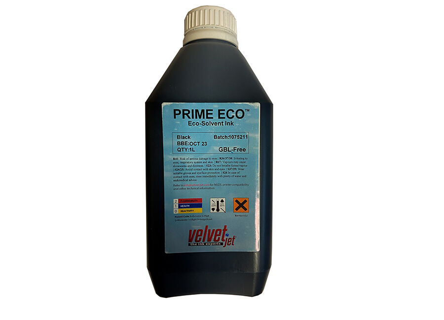 Velvet Jet Бутыль с чернилами Prime Eco, Black, 1 л