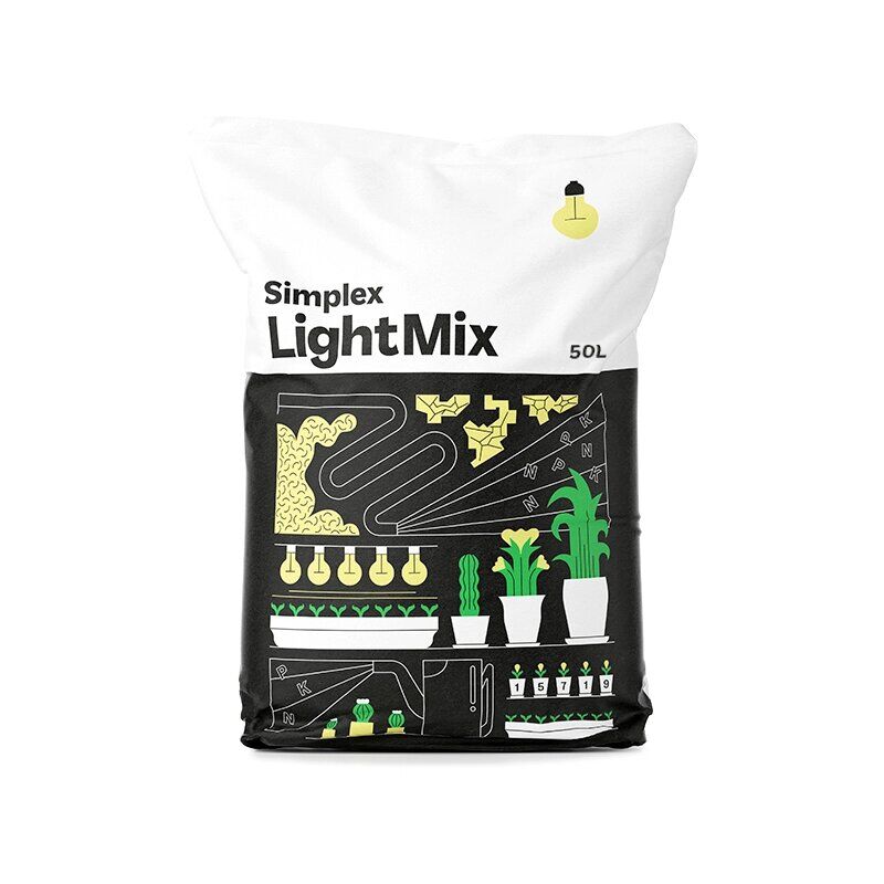 Simplex LightMix 50 л Субстрат почвосмесь Почвы и субстраты для растений