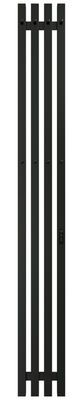 Электрический полотенцесушитель Grois Quartet GR-125 180х1500 П3 RAL 9005 R