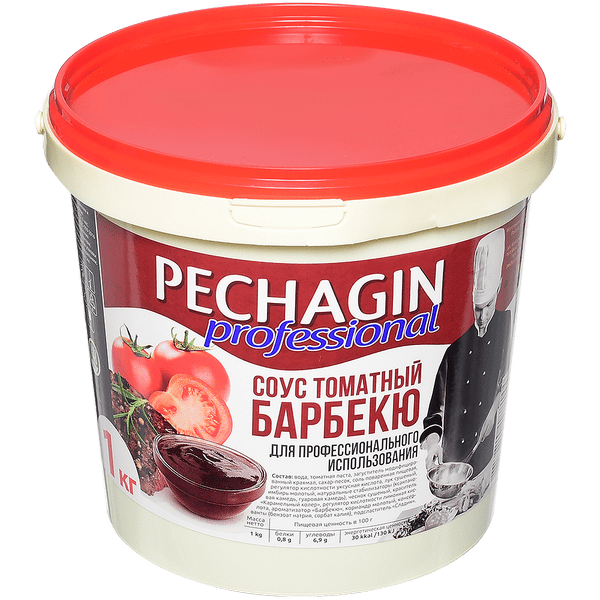Соус Барбекю "Pechagin Professional" ведро 1 кг, 6 шт, 6 мес