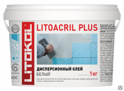 Дисперсионный клей LITOACRIL PLUS Литоакрил Плюс 1 кг 
