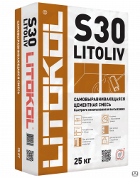Самовыравнивающаяся смесь для пола LITOLIV Литолив S30 литокол 25кг