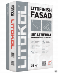 Шпаклевка LITOFINISH FASAD 25кг литокол Литофиниш фасад