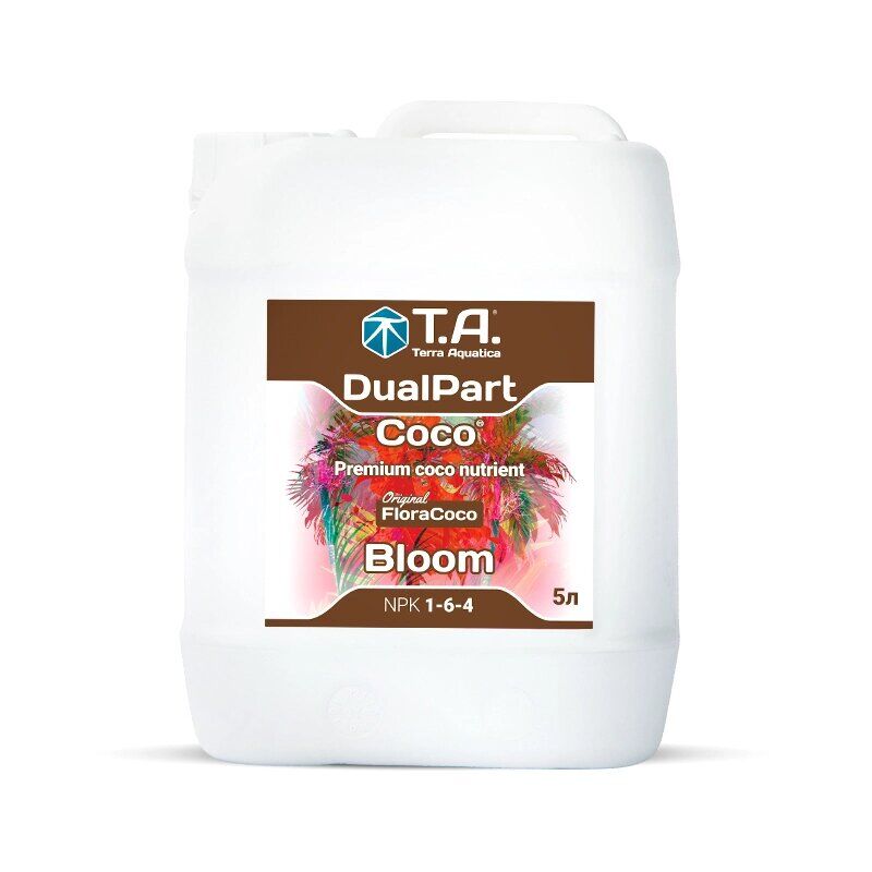 Terra Aquatica DualPart Coco Bloom 5 л Удобрение минеральное для кокосового субстрата Регуляторы роста растений