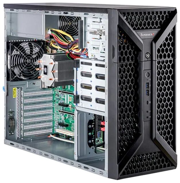Серверная платформа Supermicro Supermicro SYS-531A-IL/Tower/1x1700/ 4xDDR5-4400 UDIMM/ x3.5",M.2