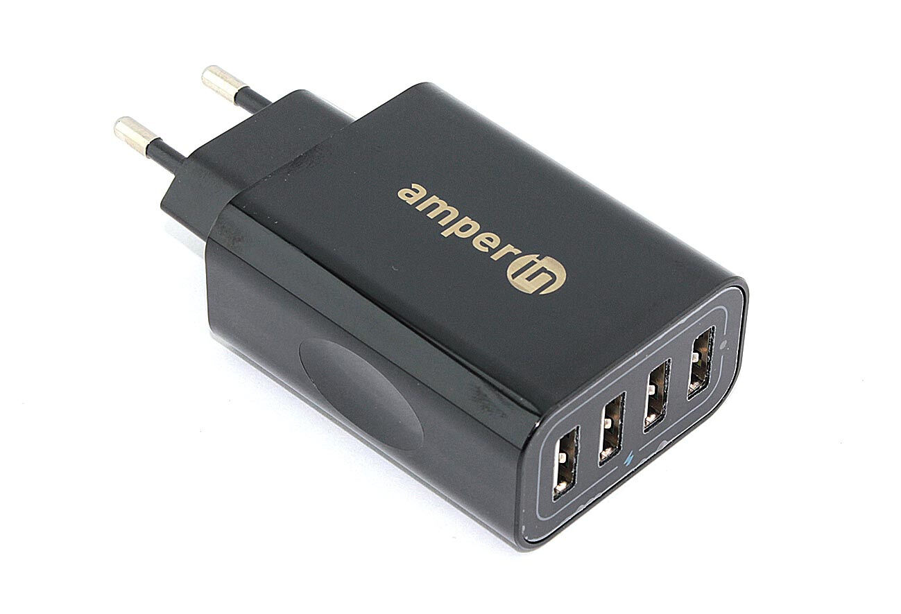 Блок питания Amperin 4-port 5V 2.4A (USB) 12W