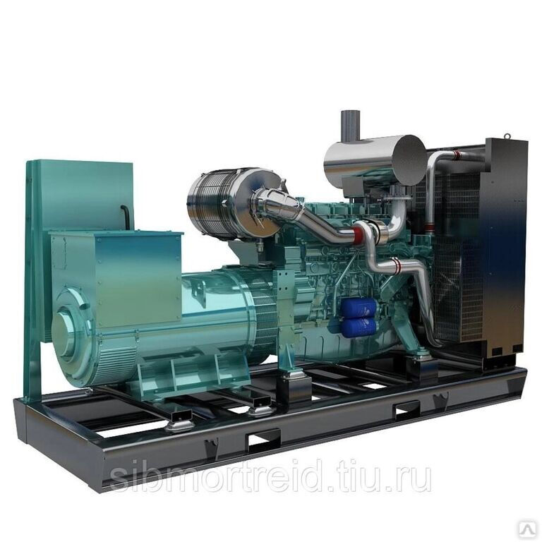 Газопоршневая электростанция Weichai WPG344B8NG мощностью 250 кВт 4 цикла, рядная, с турбонаддувом