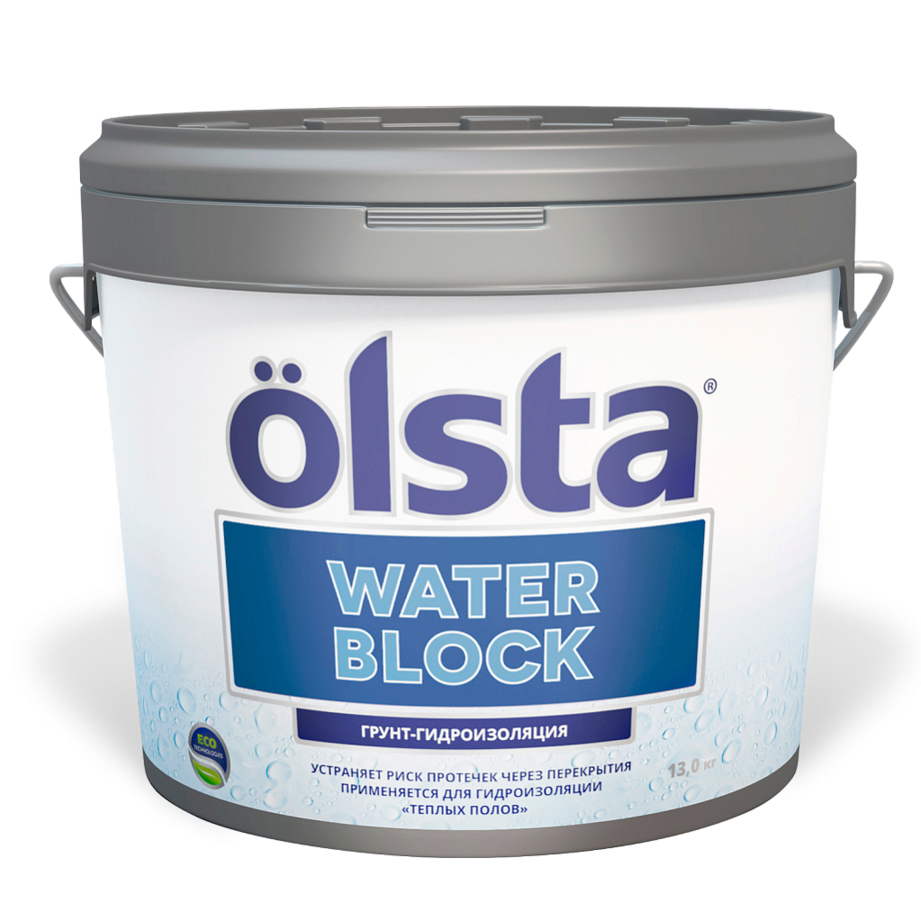 Материал гидроизоляционный Olsta Waterblock 3 л для внутренних работ