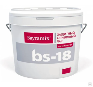 Лак защитный полуматовый Bayramix BS-18 Для интерьера 5 кг 