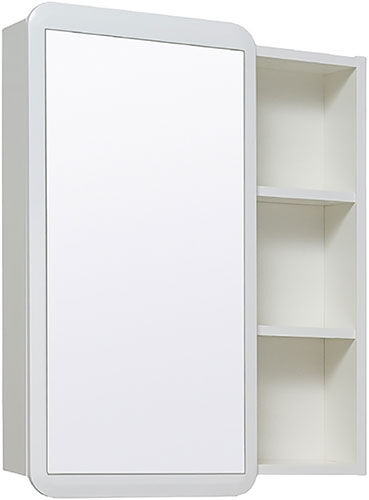 Зеркало-шкаф Runo Капри 55, универсальный, белый (УТ000003786) Капри 55 универсальный белый (УТ000003786)