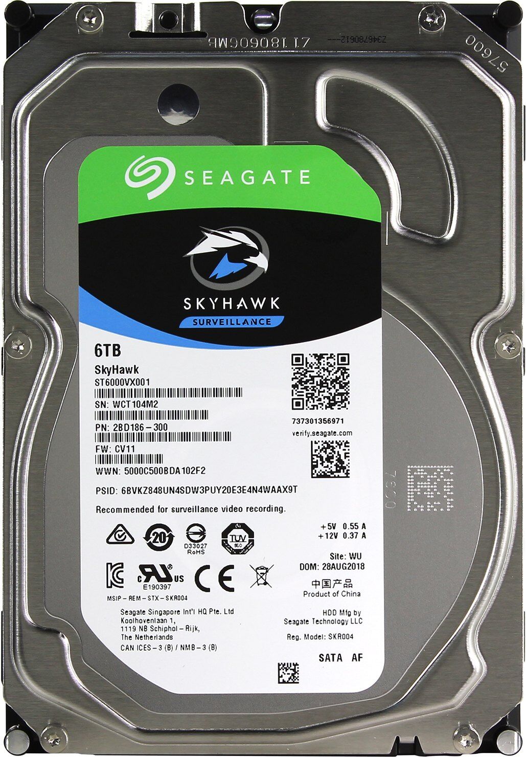 Жесткий диск Seagate ST6000VX001