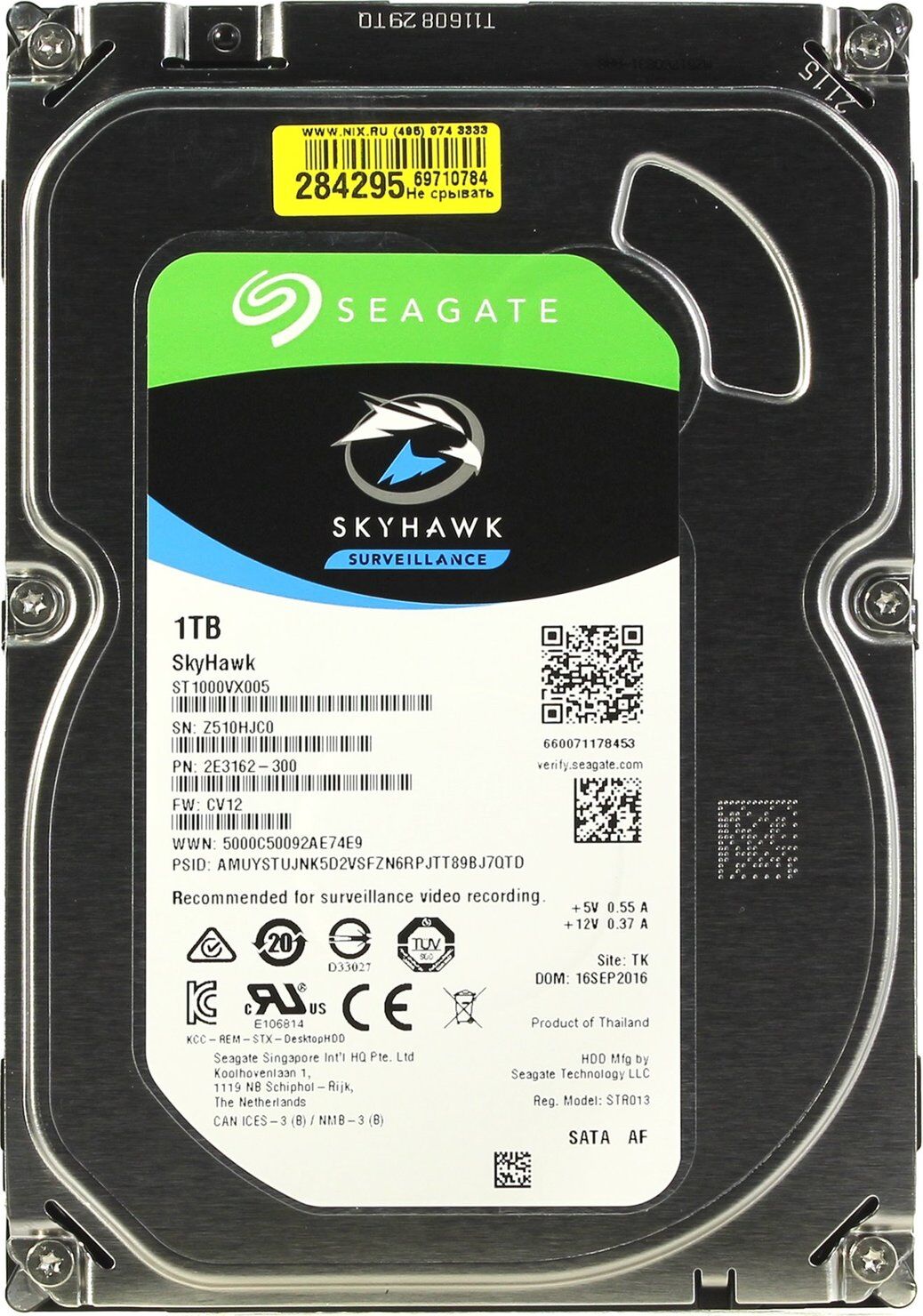 Жесткий диск Seagate ST1000VX005