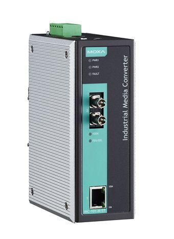 Удлинитель Ethernet сигнала Moxa IMC-101-M-ST