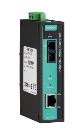 Удлинитель Ethernet сигнала Moxa IMC-21A-S-SC-T