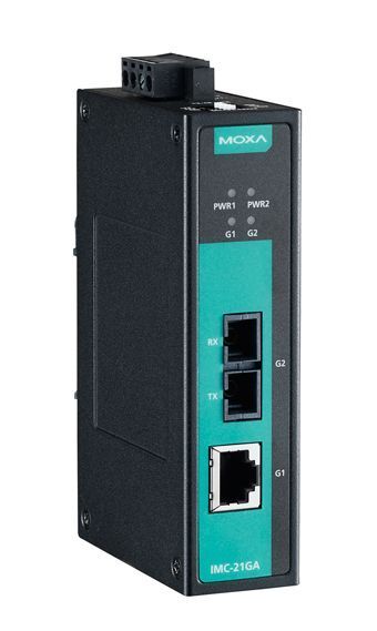 Удлинитель Ethernet сигнала Moxa IMC-21GA-LX-SC