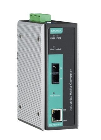 Удлинитель Ethernet сигнала Moxa IMC-P101-S-SC-T